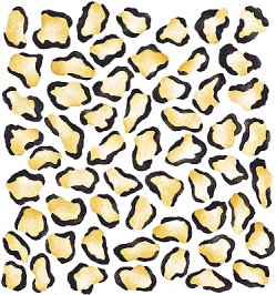 #127 Animal Print Stencil