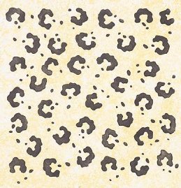 #128 Wild Animal Print Stencil