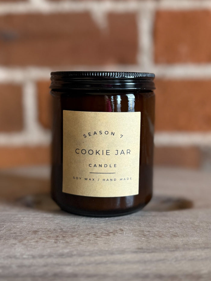 8oz Jar Hand Poured Soy Wax Candle, Cookie Jar
