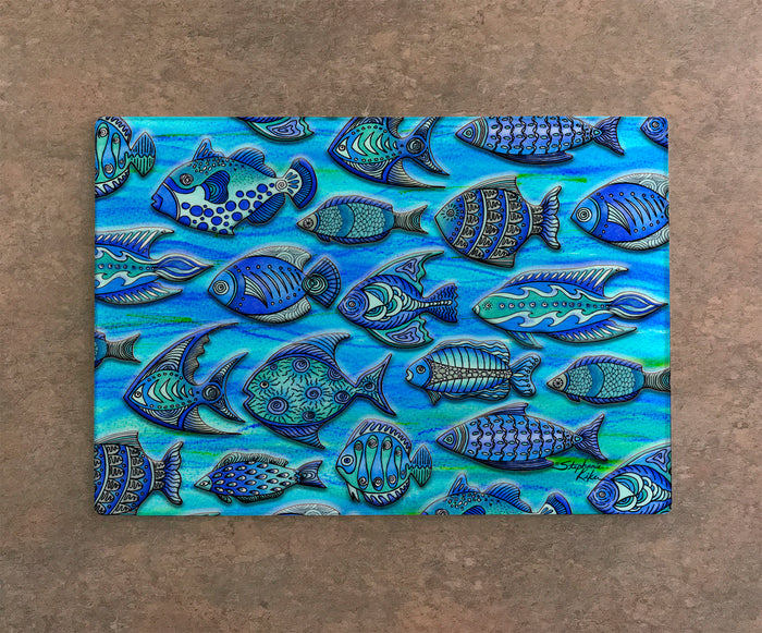 Funky Fish Cutting Board
