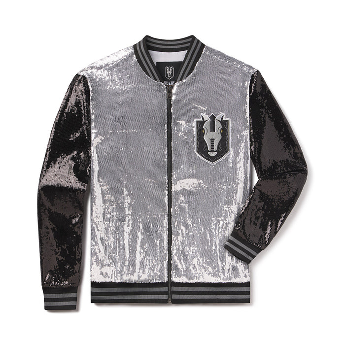 Henderson Silver Knights Women's Primary Two-Tone Sequin Jacket - Vegas Team Store