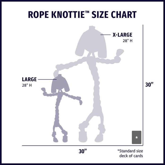 Duck Natural Rope Knottie®, Large (9mm d.) Dog Toy (Copy) - Dog.Dog.Cat.