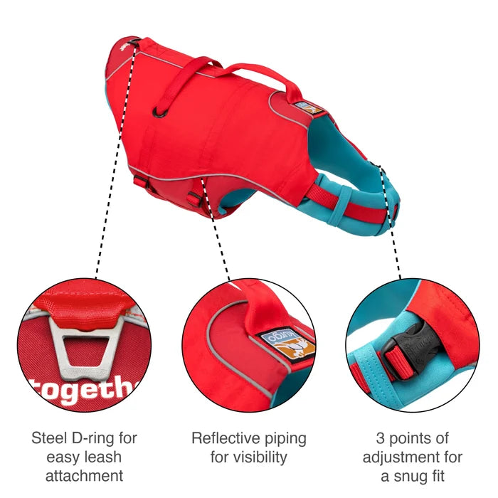 Surf N Turf Dog Life Jacket - Dog.Dog.Cat.
