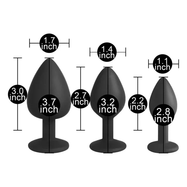 Libertine Trinity Booty Plug Set