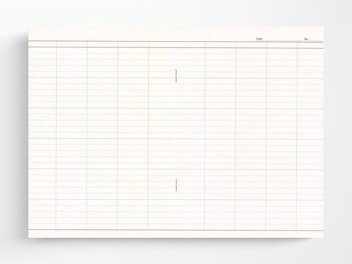 Luddite A5 Notebook - Spreadsheet