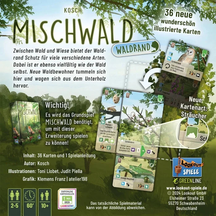 Mischwald Waldrand - Die zweite Erweiterung für den Gewinner des Deutschen Spielepreises