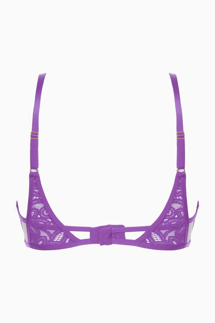 Purple Rain Push Up Bra Purple