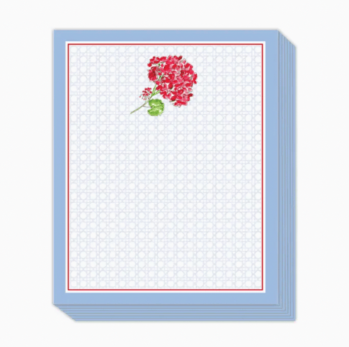 Rosanne Beck Notes and Journals Red Geranium Notepad