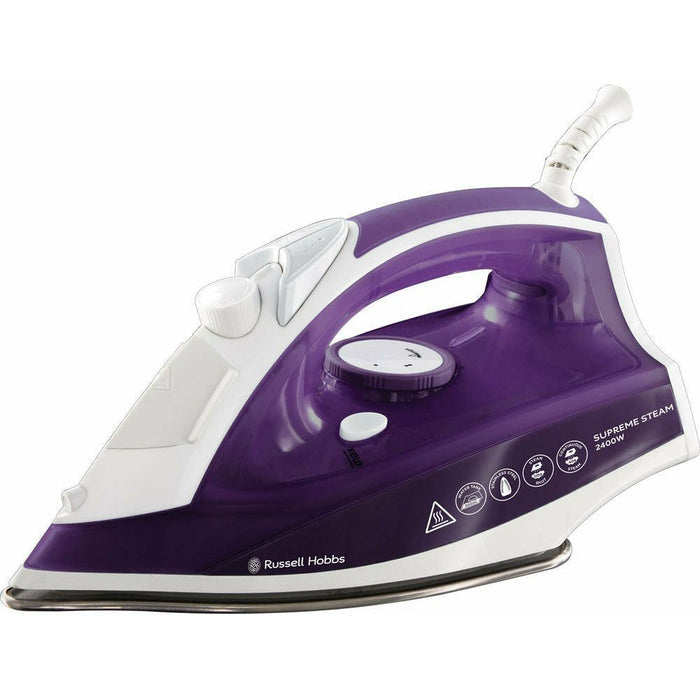 Russell Hobbs 2400W Supremesteam Steam Iron - Purple | 23060 (7550981472444)
