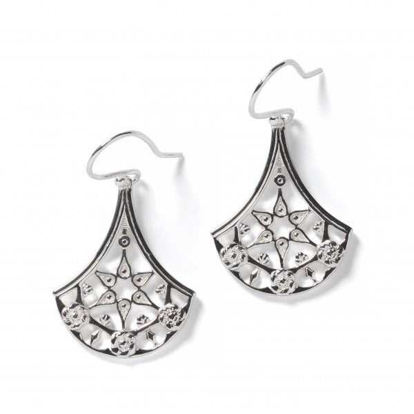 Southern Gates® Sterling Silver Evelyn Earrings Art Deco (100076)