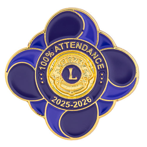 100% ATTENDANCE PIN 2025-2026