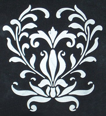 #1020 DeVille Scroll Stencil