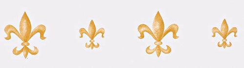 #132 Fleur-de-lis Border Stencil