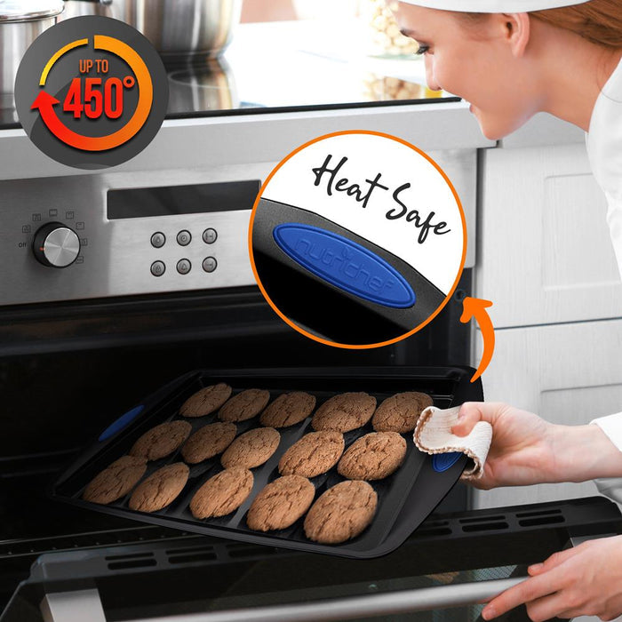 15-Piece Nonstick Bakeware Set, Durable Carbon Steel, Gold