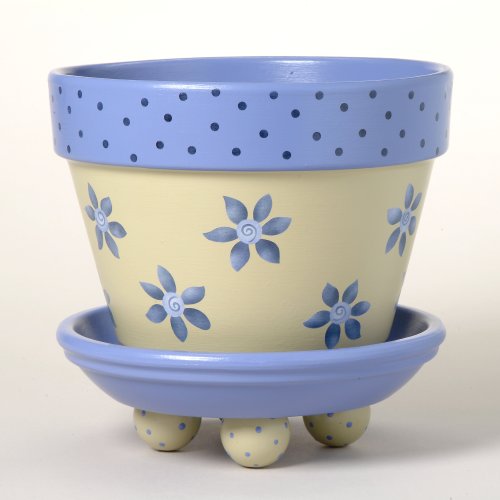 #171 La De Da Flowers Flower Pot Stencil