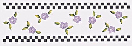 #222 Girly's Gone Checked Stencil