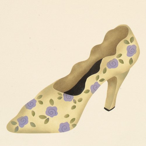#245 Girly Girl Shoe Stencil