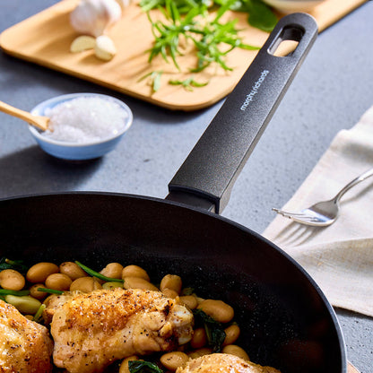 28cm Forged Aluminium Saute Pan - Grey