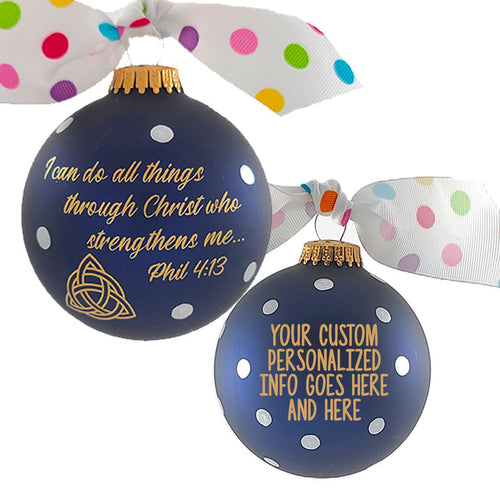 3 1/4" Collectable Bible Hero Glass Ornament Made in USA | Hugs Special Occasions Keepsake Gifts |
