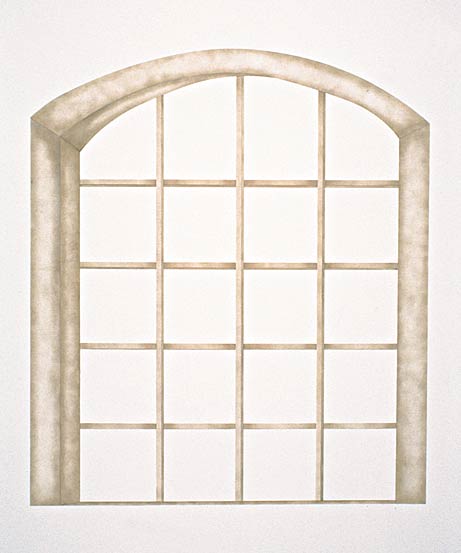 #310 Cottage Window Stencil