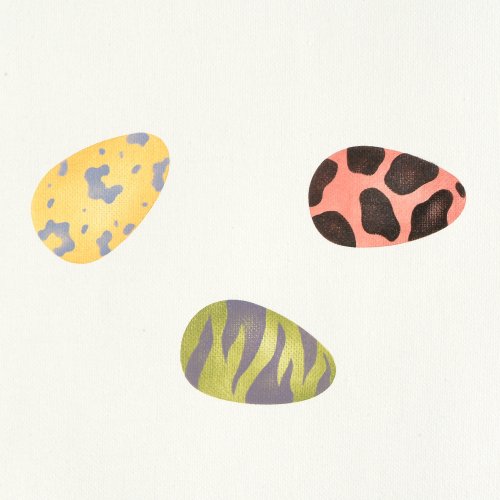 #727 Chickie Eggs Stencil