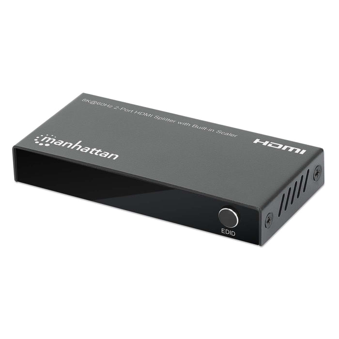 8K@60Hz 2-Port HDMI Splitter with Built-in Scaler Image 1