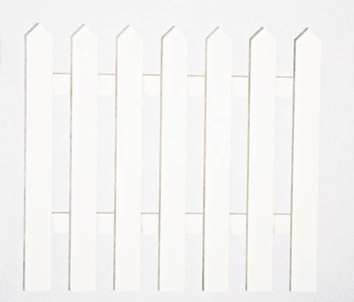 #9502 Renee's Picket Fence Stencil