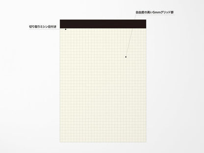 A5 Fieldpad Refill 5 mm Grid