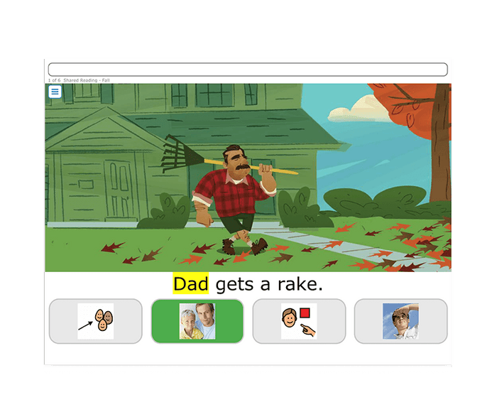 Tobii Dynavox Accessible Literacy Learning book
