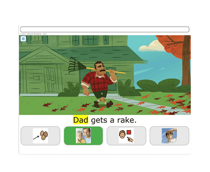 Tobii Dynavox Accessible Literacy Learning book