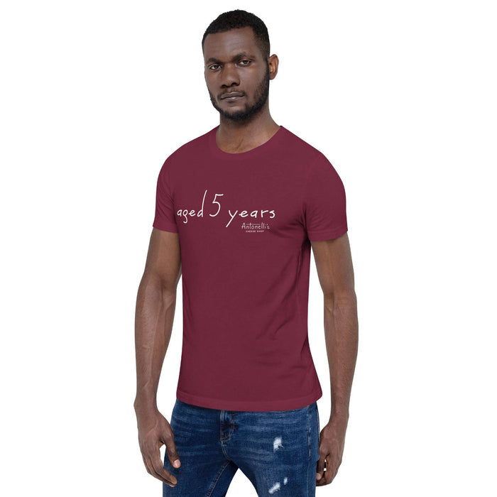 Aged 5 Years Unisex T-Shirt, soft lightweight cotton, side-seamed, custom order.