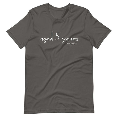 Aged 5 Years Unisex T-Shirt, soft and lightweight cotton, comfortable fit for all sizes.