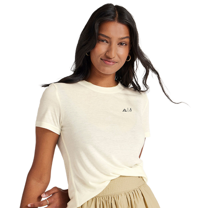 AllTrails × Allbirds Women’s Sea Tee - Natural White Tees Allbirds