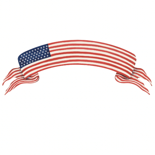 Hester & Cook American Flag Table Accent