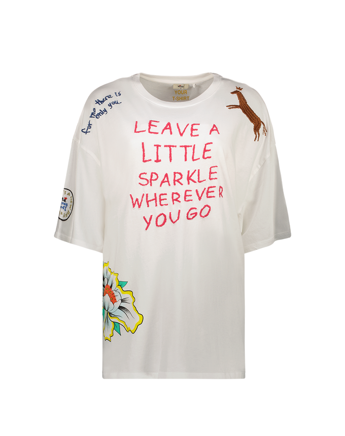 Angelina Sparkle Oversized T-Shirt