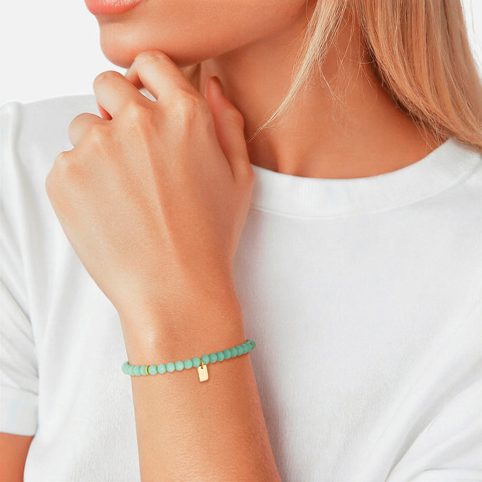 Armband gold PEARLS grün