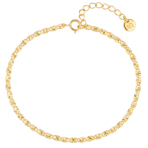 Armband mit Glieder gold