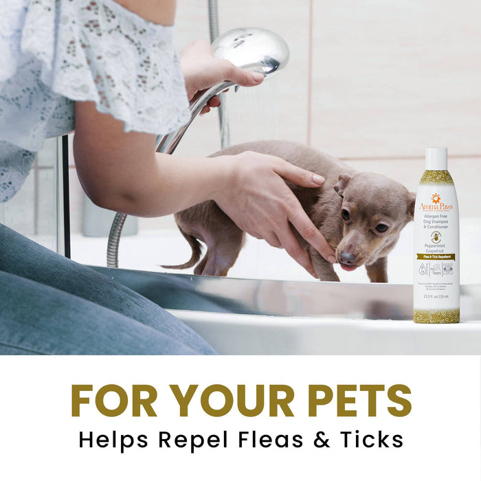 Aroma Paws - 13.5 Oz Shampoo Allergen Free Bug Repellent - Dog.Dog.Cat.