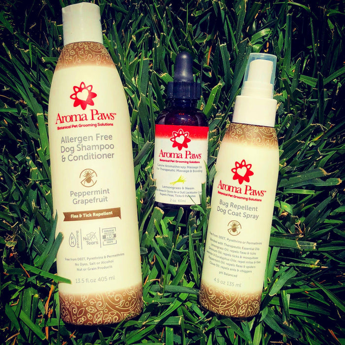 Aroma Paws - 4.5 Oz Repellent and Dog Coat Spray Collection - Dog.Dog.Cat.