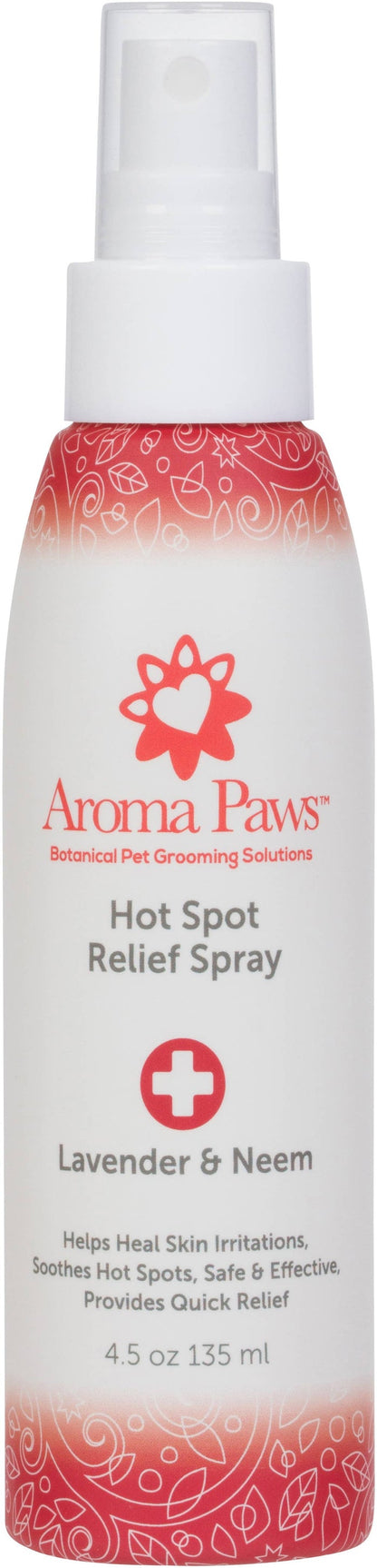 Aroma Paws - 4.5 Oz Hot Spot Relief Spray - Dog.Dog.Cat.