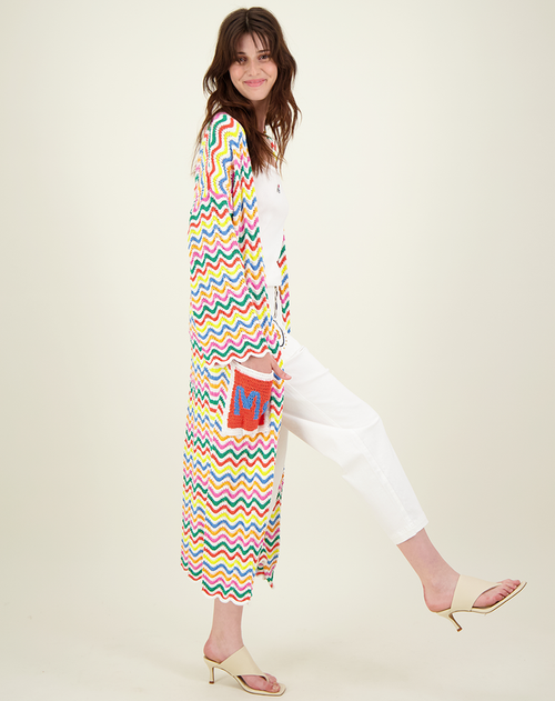 Aubree White Drop Crotch Pants
