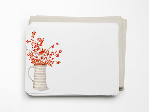 Autumn Berry Pitcher Flat Notes