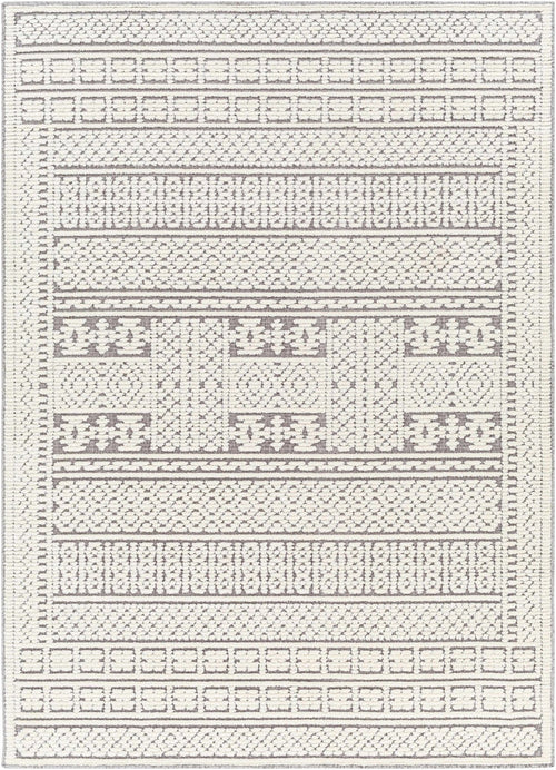Bahar Cream & Gray Washable Area Rug - Sweet Water Decor - Rugs