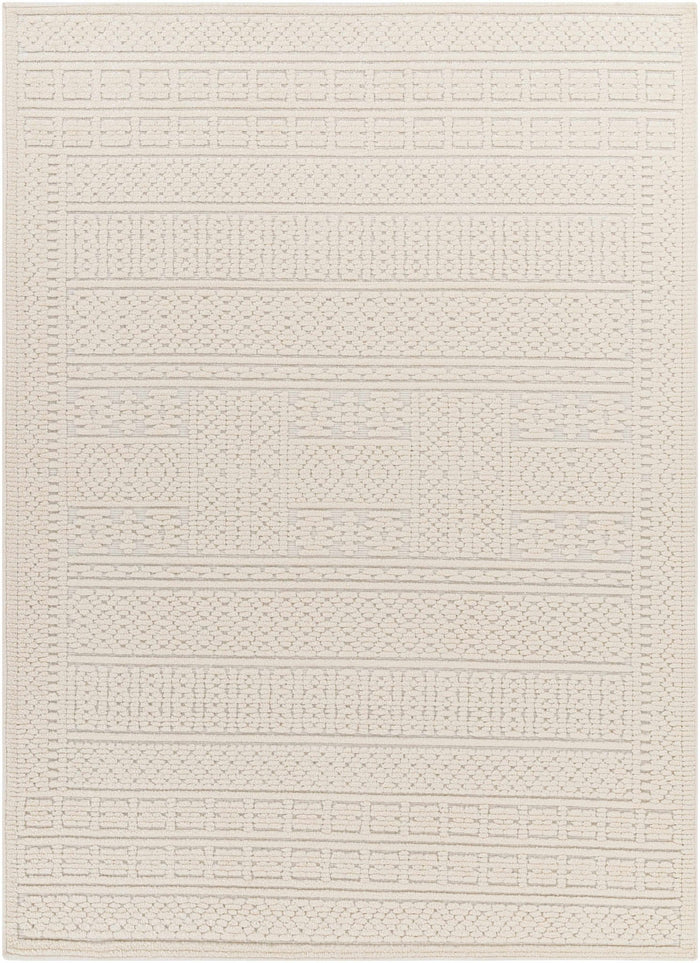 Bahar Cream Washable Area Rug - Sweet Water Decor - Rugs