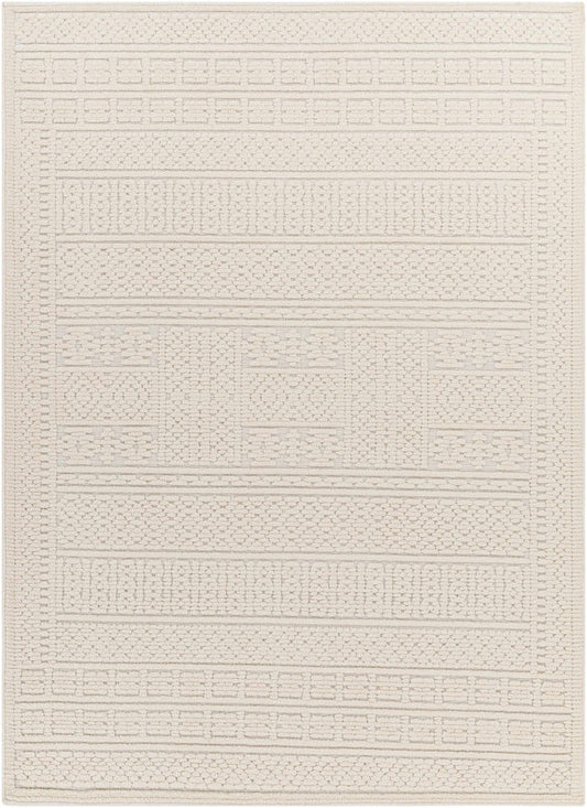 Bahar Cream Washable Area Rug - Sweet Water Decor - Rugs