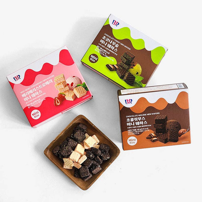 Baskin Robbins Very Berry Strawberry Mini Wafers – 100g (Korea)
