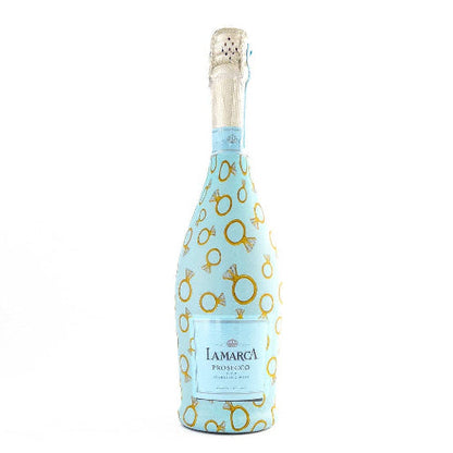 Beau Bottles Beau Bottles Blue Engagement Ring - Prosecco Collection