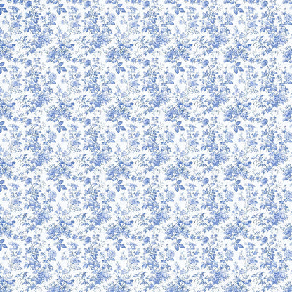 Beau Bottles Beau Bottles Grandmillenial Blue Floral - Prosecco Collection