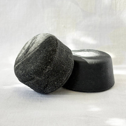 Natural shampoo & conditioner  bar with activated charcoal, bentonite clay, bergamot and grapefruit essential oils