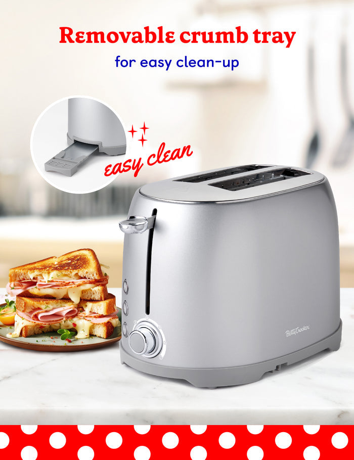 Betty Crocker 2-Slice Multi-Function Toaster